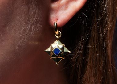 Boucles d'oreille Lapis Lazuli