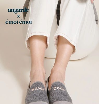 Mama Cool Angarde embroidered slippers x emoi emoi