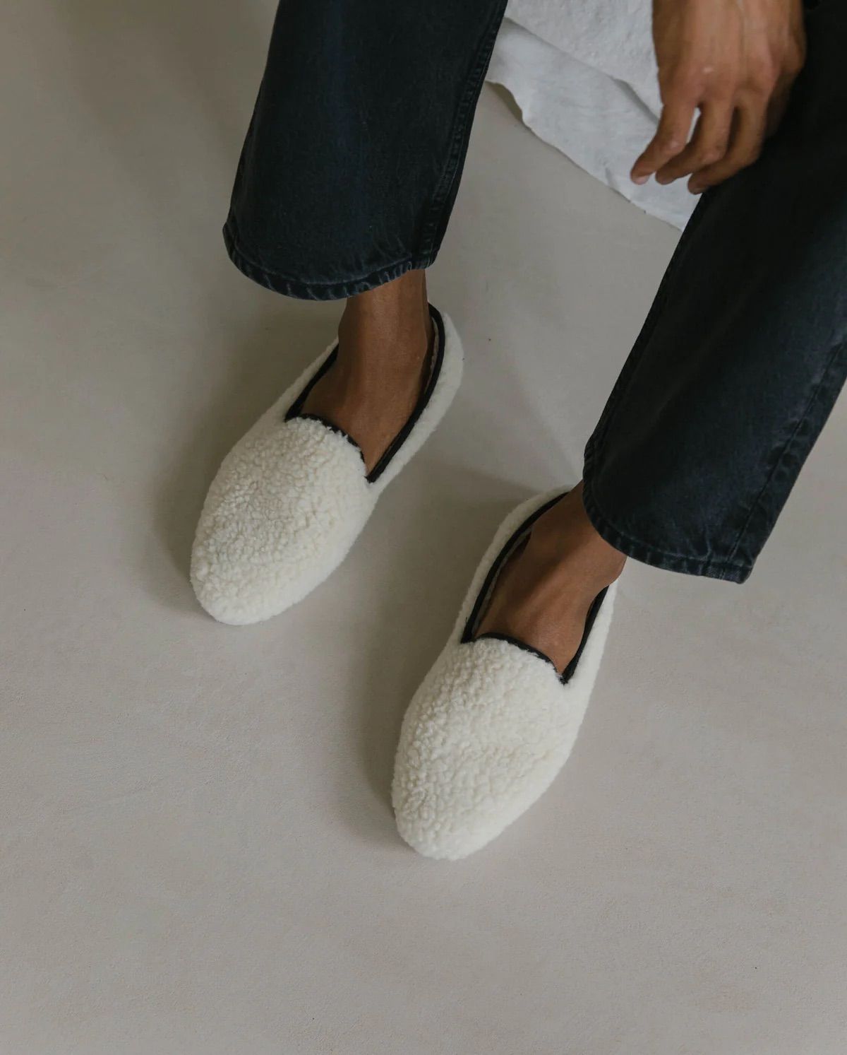 Bouclette wool slipper - Angarde