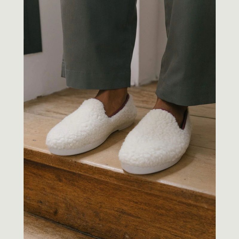 Bouclette wool slipper - Angarde