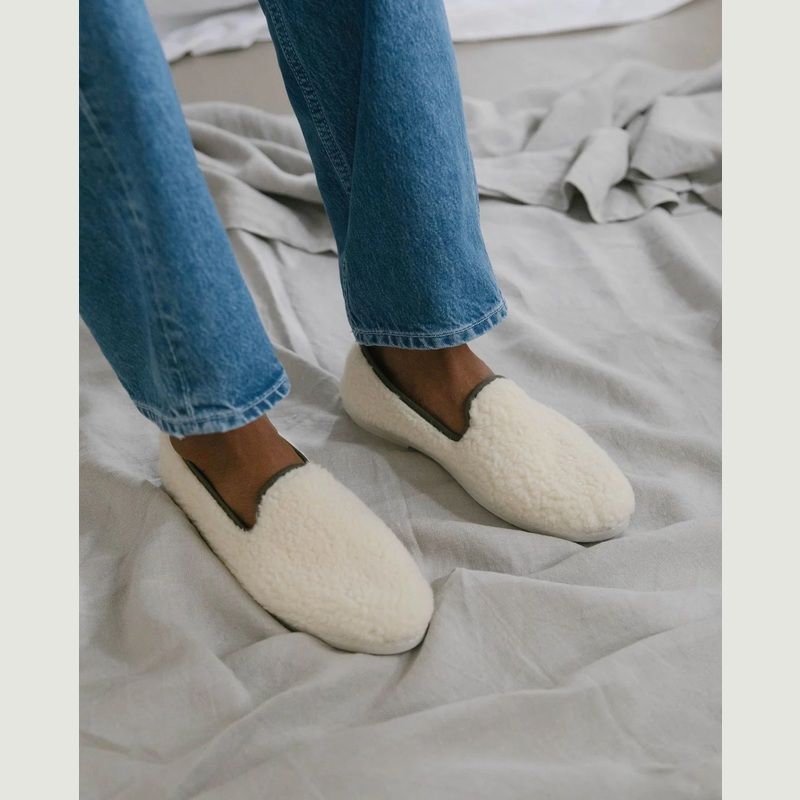 Bouclette wool slipper - Angarde