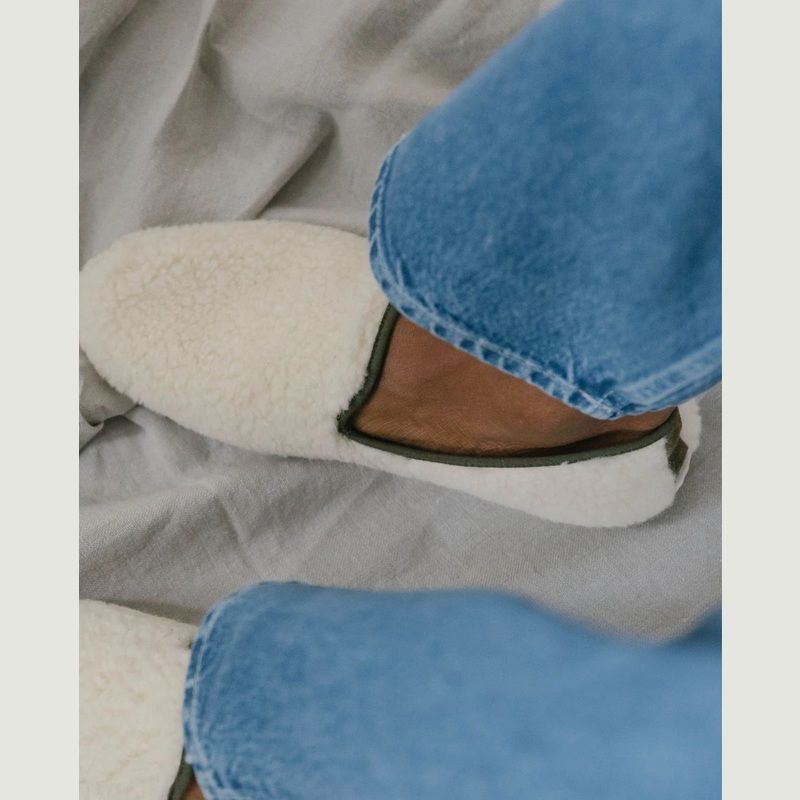 Bouclette wool slipper - Angarde