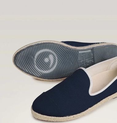 Recycled cotton espadrille