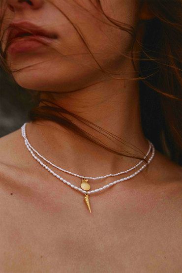 Collier coquillage et perles - Anni Lu