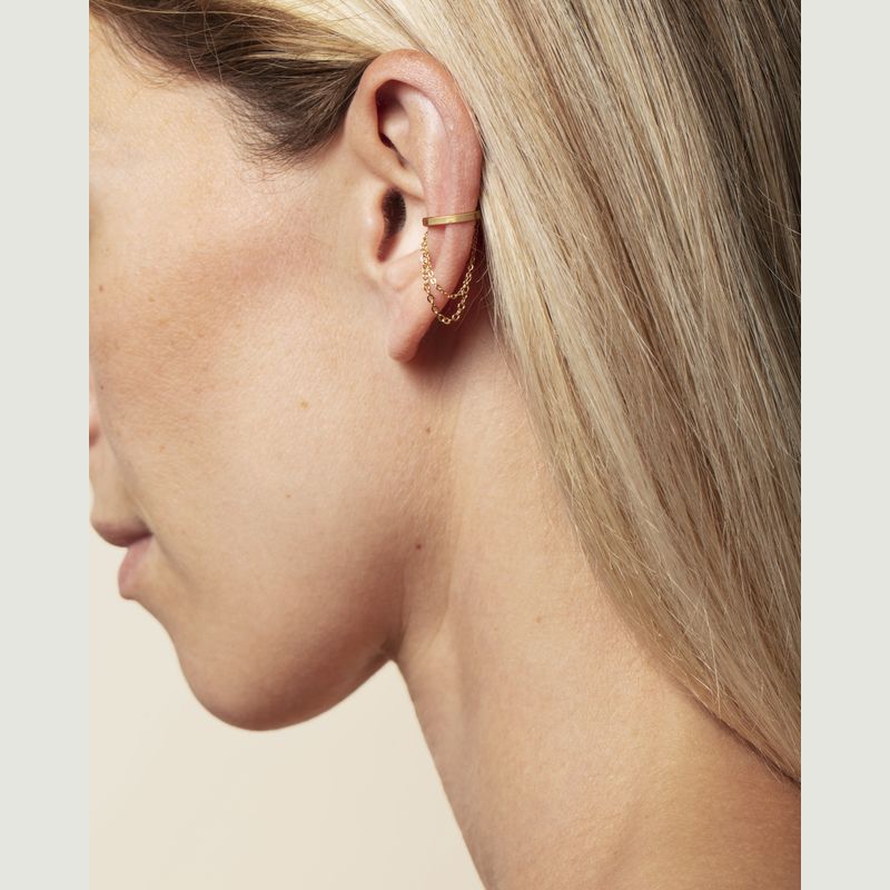 Ear ring with chain Gaspard - April Please