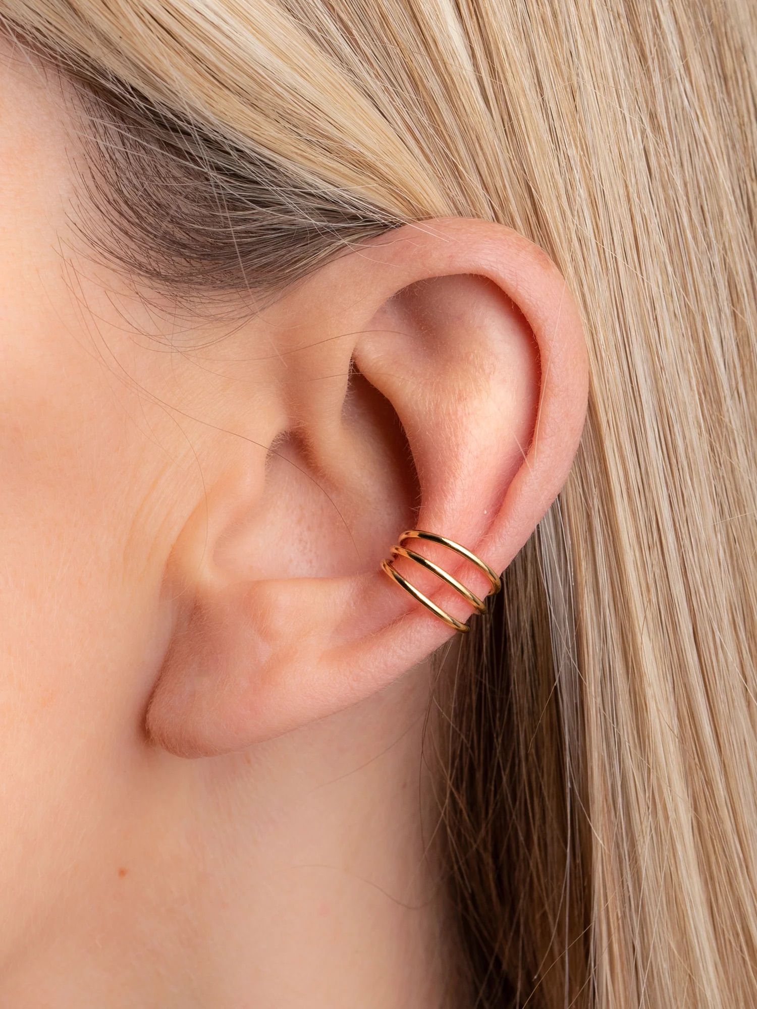 Arnold triple ear ring - April Please