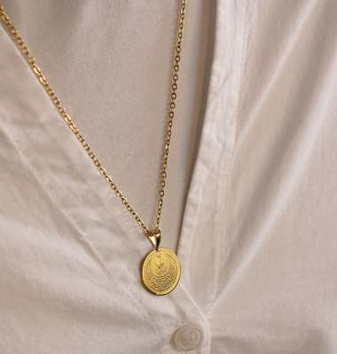 Ottoman moon necklace.