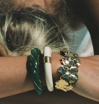 Tangerine gold plated bracelet