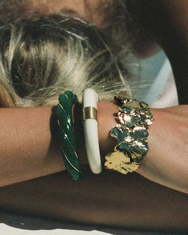 Bracelet plaqué or Tangerine - Aurélie Bidermann