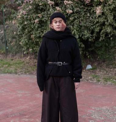 Ribbed scarf