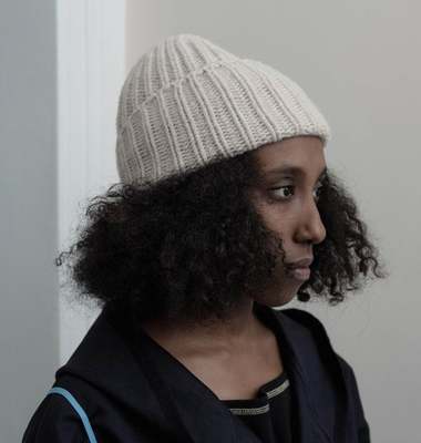 Ribbed hat