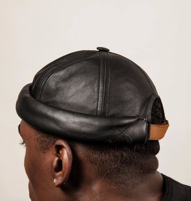 Premium Leather Docker Hat