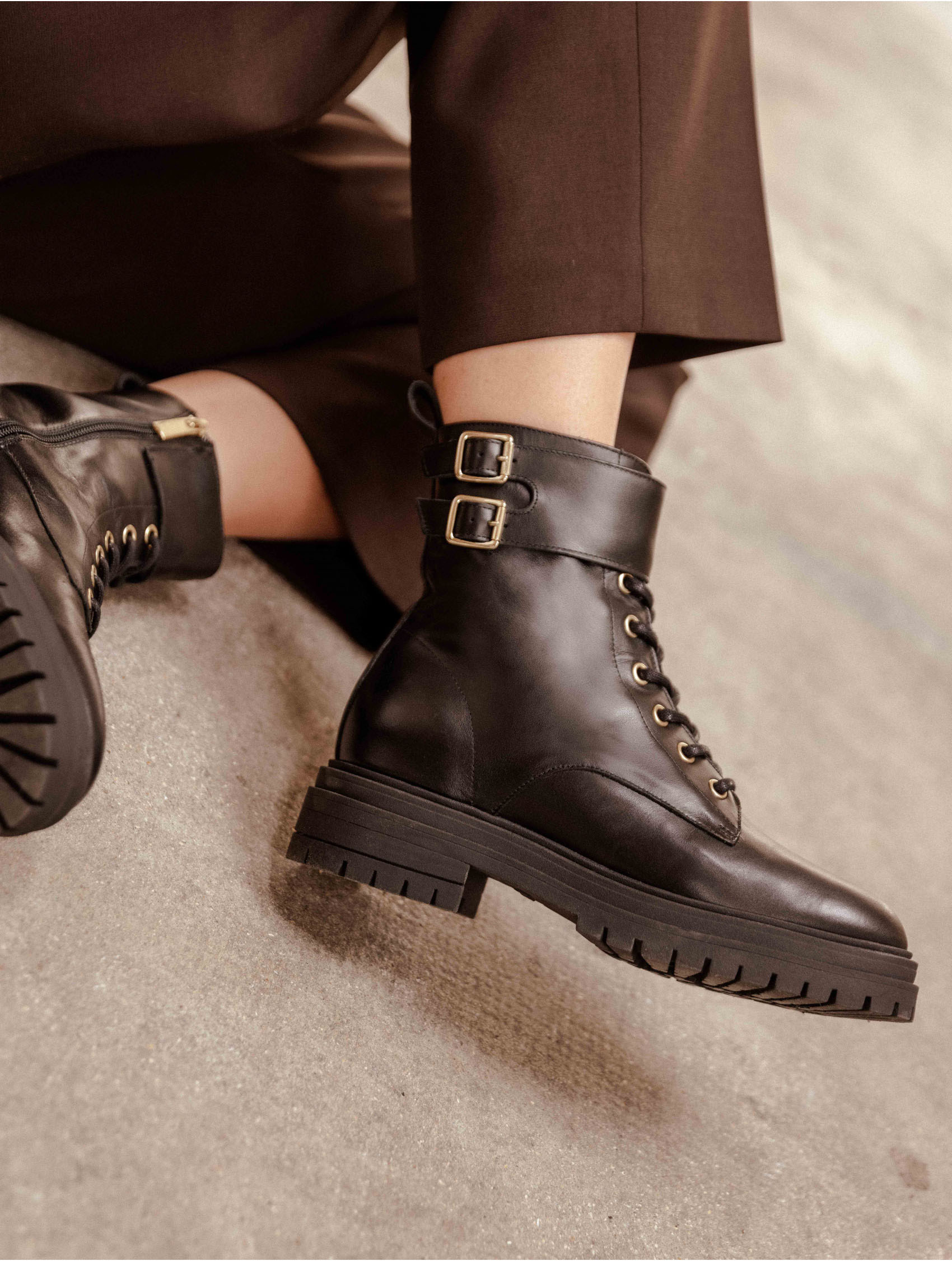 Ellie leather boots - Bobbies Paris
