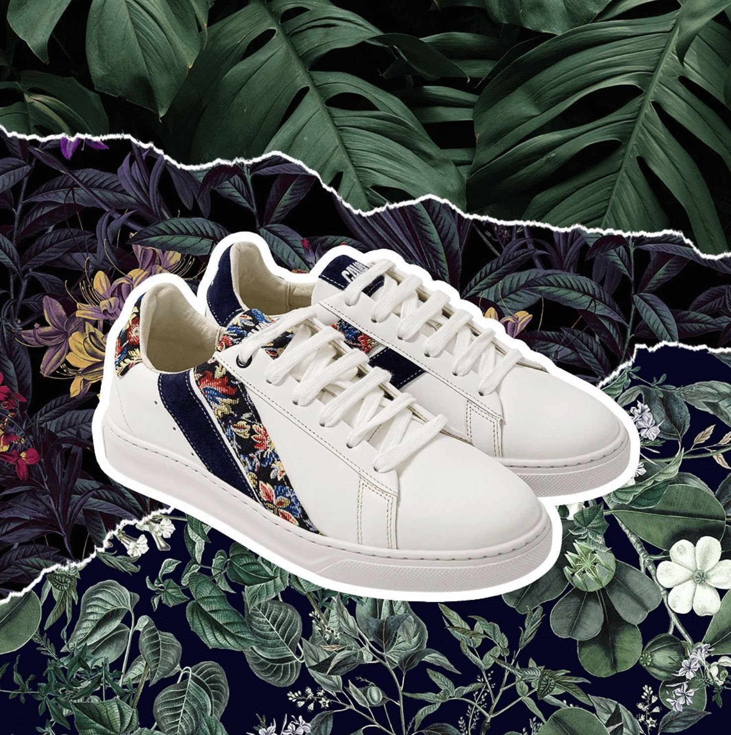 Sneakers Night Floral  - Caval