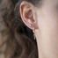 Rainbow Moonstone stud earring - Celine Daoust