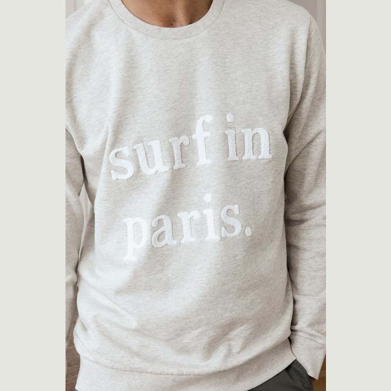 Sweatshirt in moleton surf in Paris  - Cuisse de Grenouille
