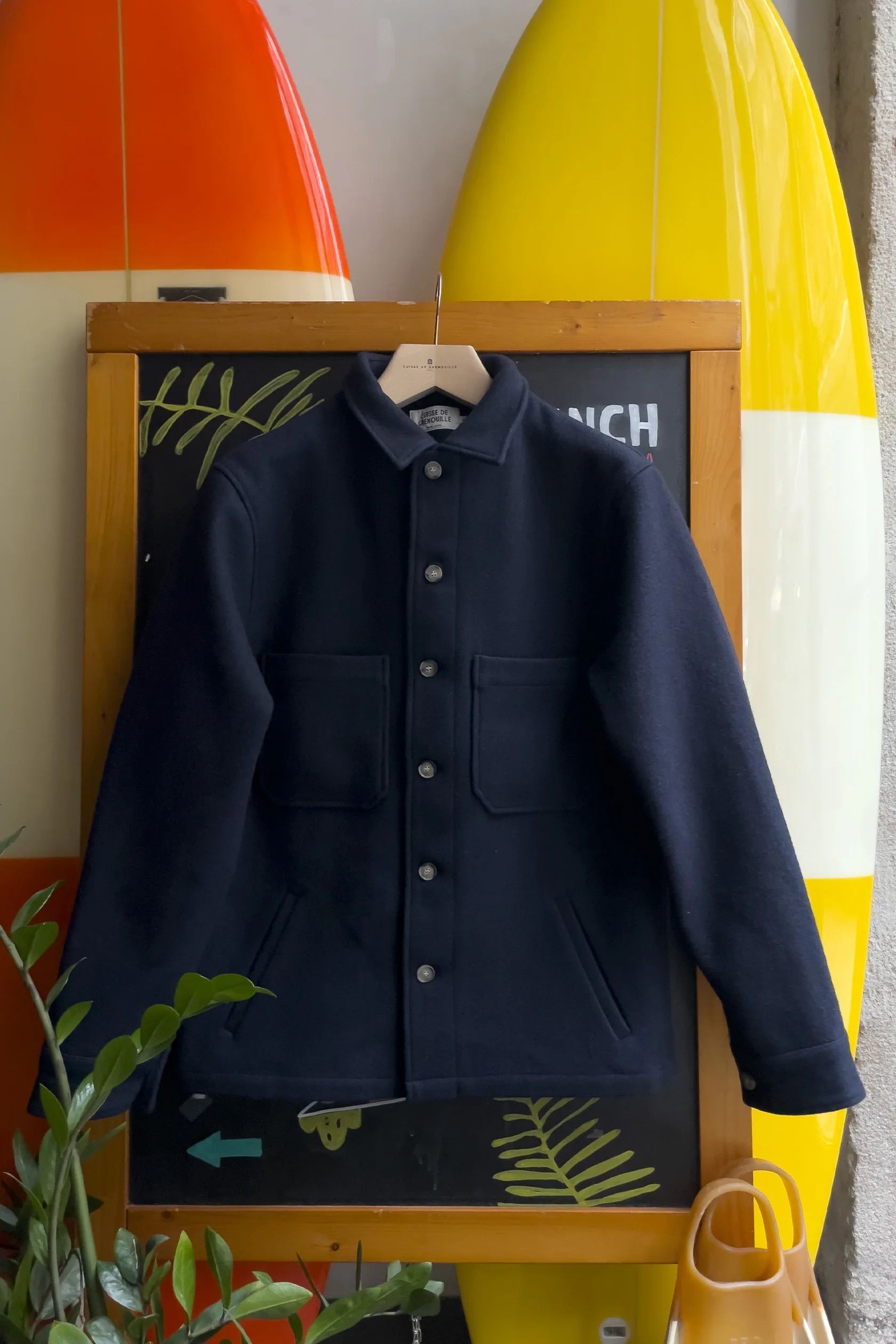 Osman Thick Wool Worker Jacket - Cuisse de Grenouille