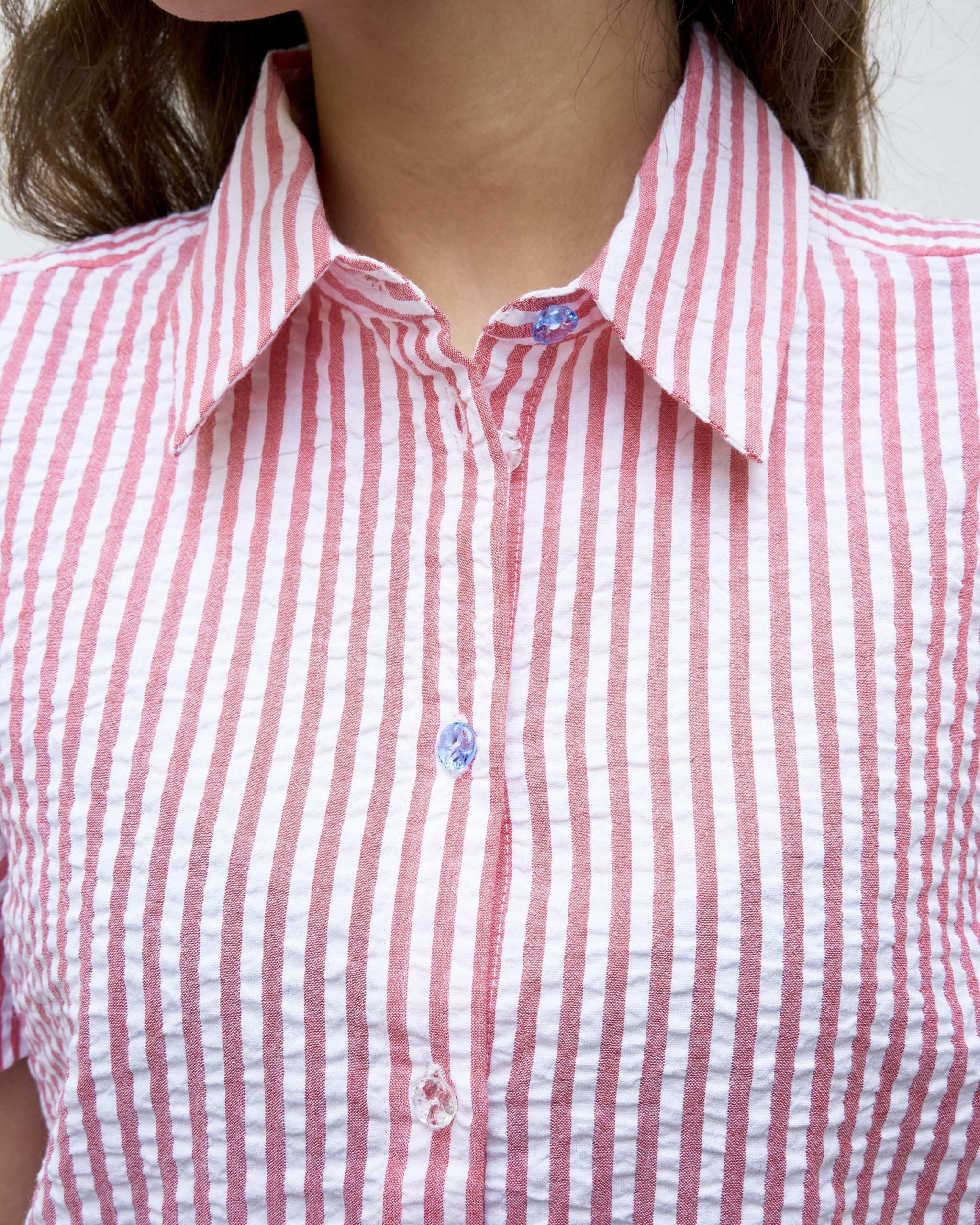 Alia-s - Seersucker Stripe Shirt - Erotokritos