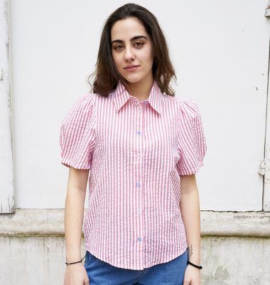 Alia-s - Seersucker Stripe Shirt