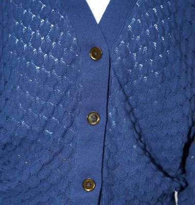 Skylar - Cardigan en tricot à col en V et dentelle