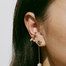 Boucles d'oreilles pendantes péridot et perle Gemma Drops - FARIS