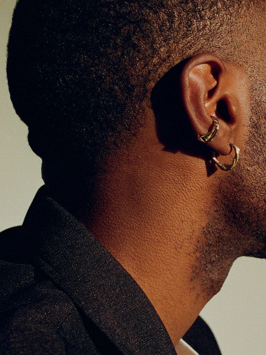 Twist creole earrings - FARIS