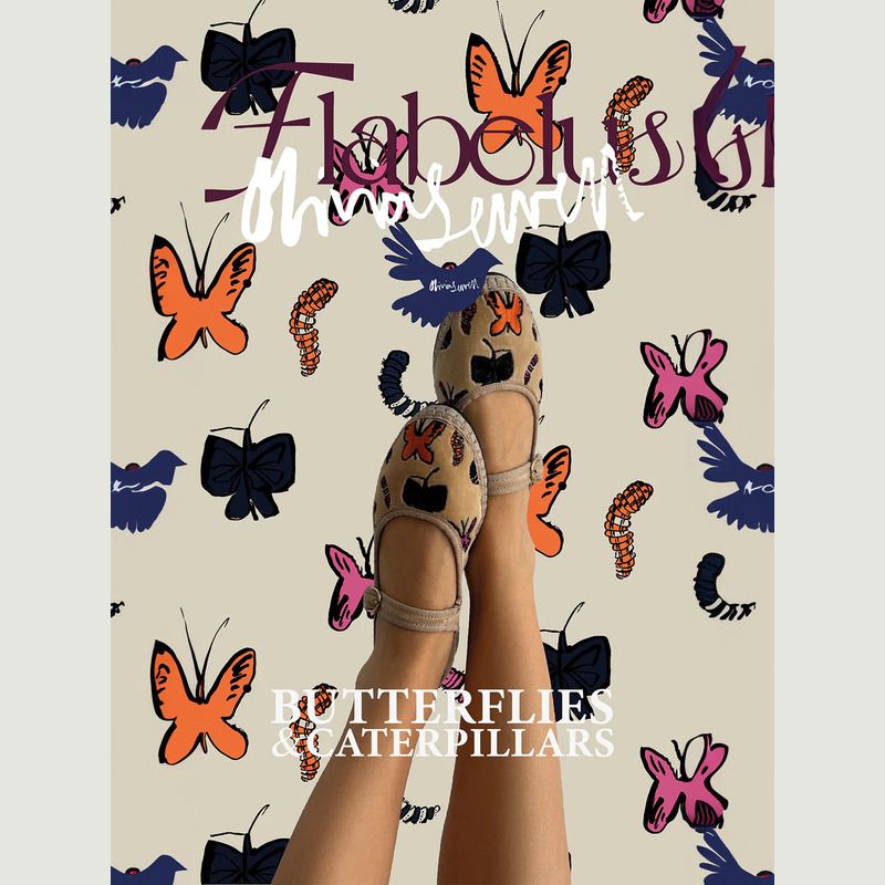 Flabelus Butterflies x Olivia Sewell Ballerinas - Flabelus