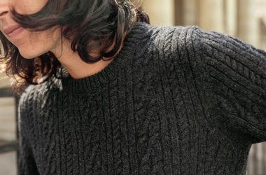 Leo cable-knit sweater