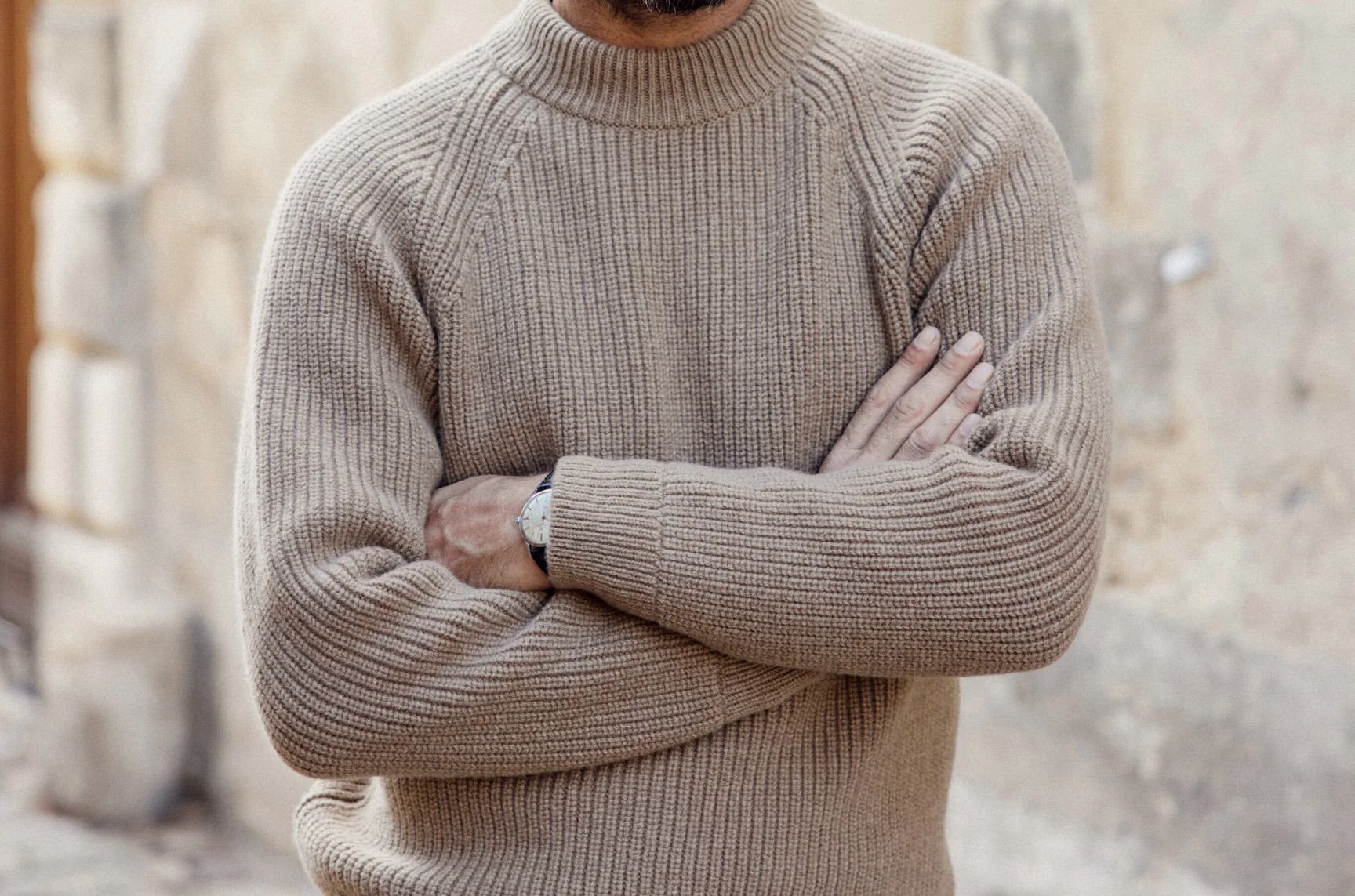James Stand-up Collar Sweater - Forlife