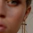 Trombone Mocha earrings  - Gamme Blanche