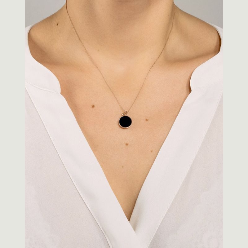 Collier Ever Onyx - Ginette NY