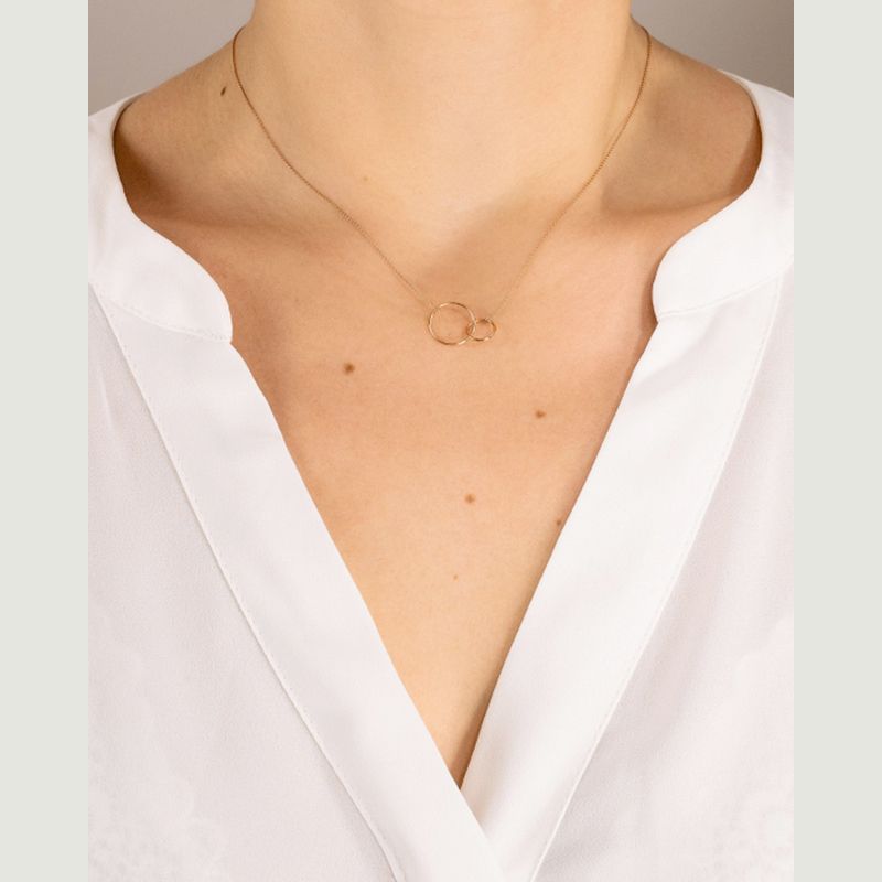 Tiny Fusion necklace - Ginette NY