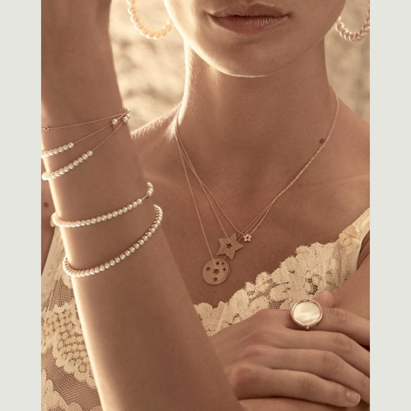 Maria Mini Pearl Bead Bracelet - Ginette NY