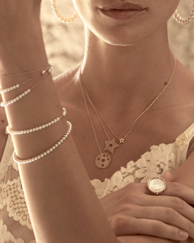 Maria Mini Pearl Bead Bracelet - Ginette NY
