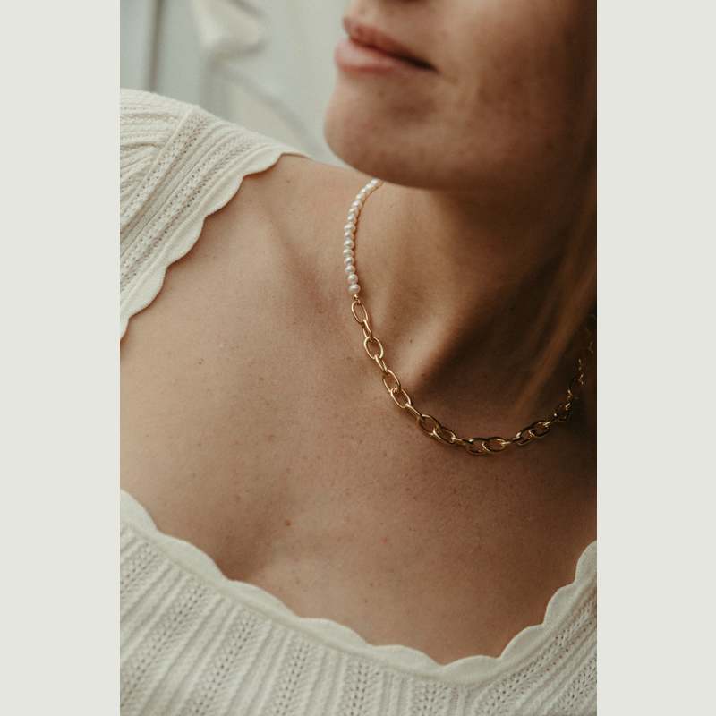 Tokyo bi-material necklace - Gisel B.