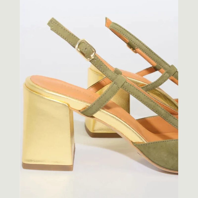 Adjustable strap slingbacks - HUMAYA