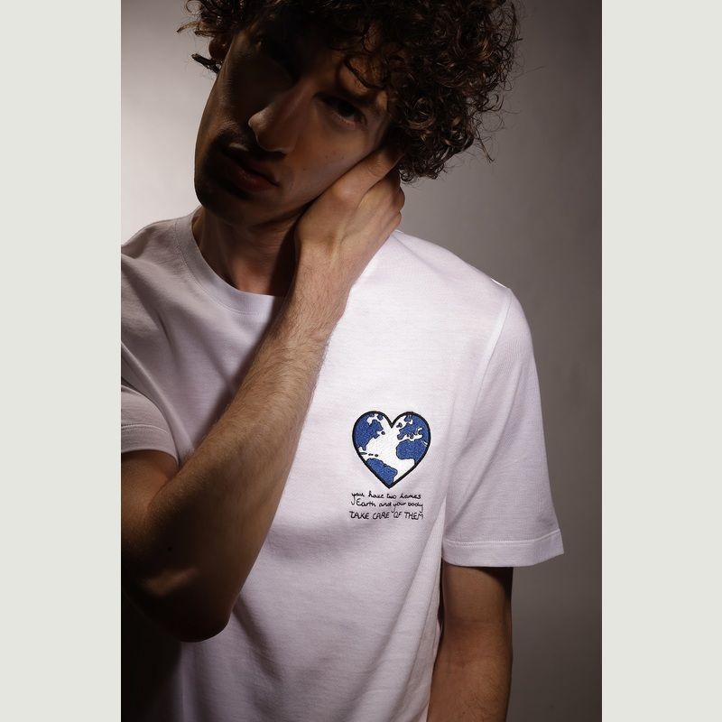 T-shirt Blue Earth - JagVi Rive Gauche
