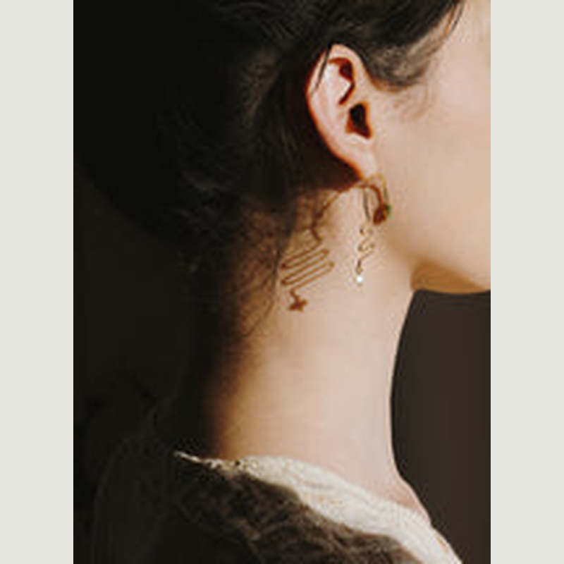 Ettore totem twist earrings - Judith Benita