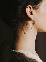 Ettore totem twist earrings - Judith Benita