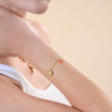 Fine bracelet ladybug