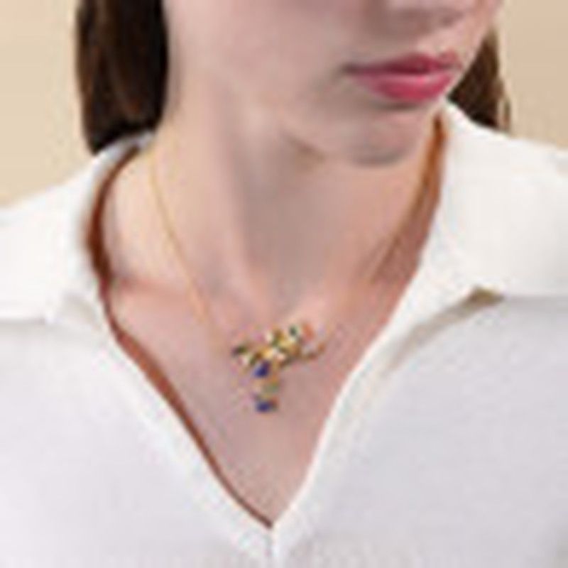 Breastplate necklace Les Iris - Les Néréides