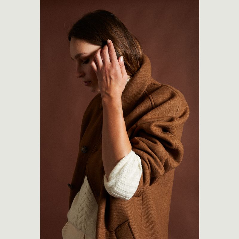 Pullover mit dickem, gedrehtem Stehkragen - L'Exception Paris