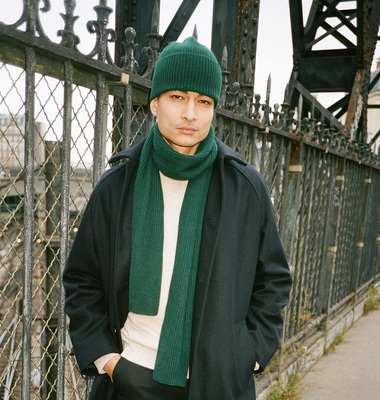 Bonnet en cachemire et laine régénérés L'Exception Paris x douillet