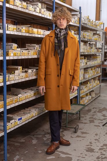 Pardessus oversize en laine vierge fabriqué en France - L'Exception Paris