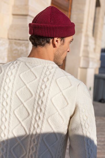 Pull torsadé en laine recyclée - L'Exception Paris