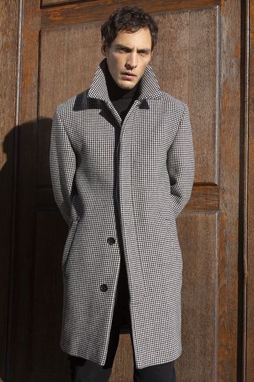 Manteau droit en laine fabriqué en France - L'Exception Paris