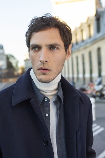 Manteau droit en laine vierge fabriqué en France - L'Exception Paris