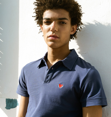 Bird Embroidered Polo