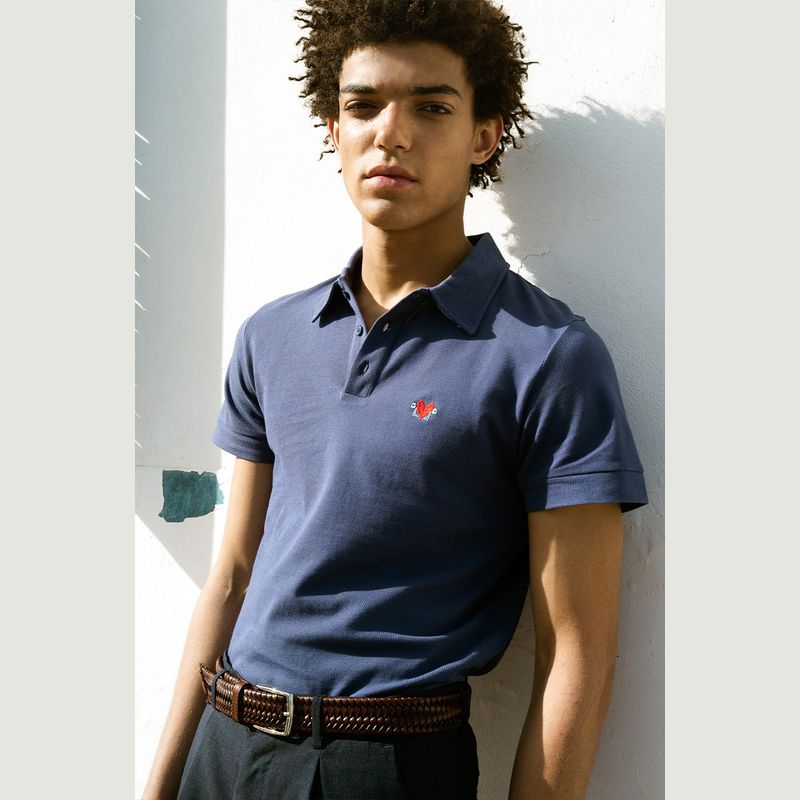 Bird Embroidered Polo - L'Exception Paris