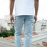 Jean regular 14oz Light Bleach - L'Exception Paris